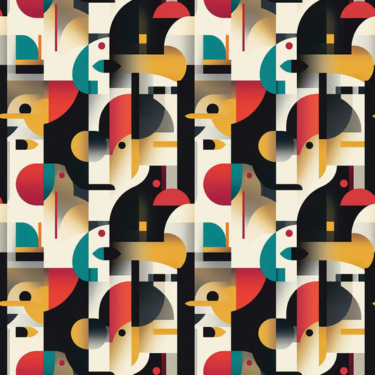 ✅ Selbstklebende Tapete ✅ Geometrische Vögel ✅ Modern & stilvoll – Pimp My Wall