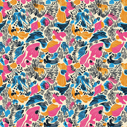 Bunte Blütenblätter Abstrakt