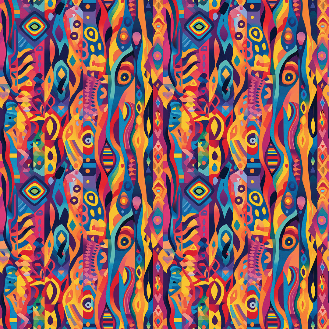 Tribal Pop Vibes Abstrakt
