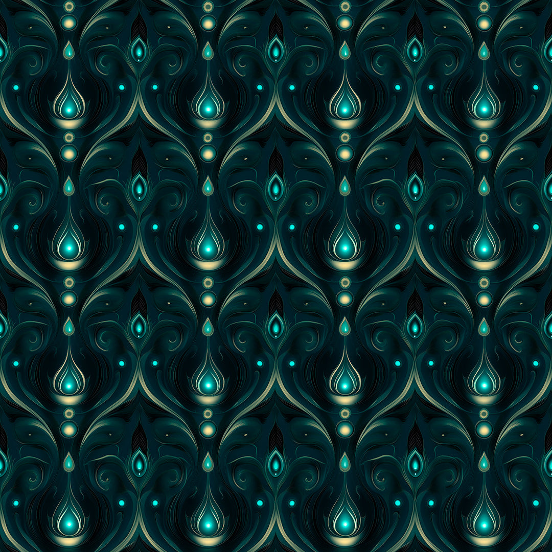 Arabesque Teal Pulse