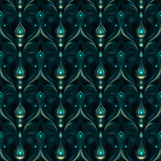 Arabesque Teal Pulse