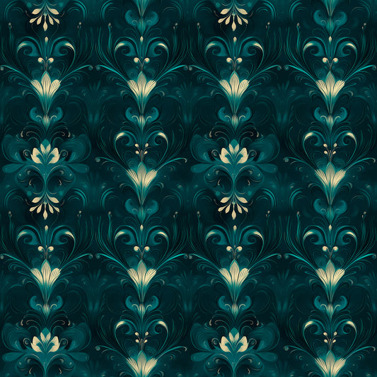 Arabesque Emerald Bloom