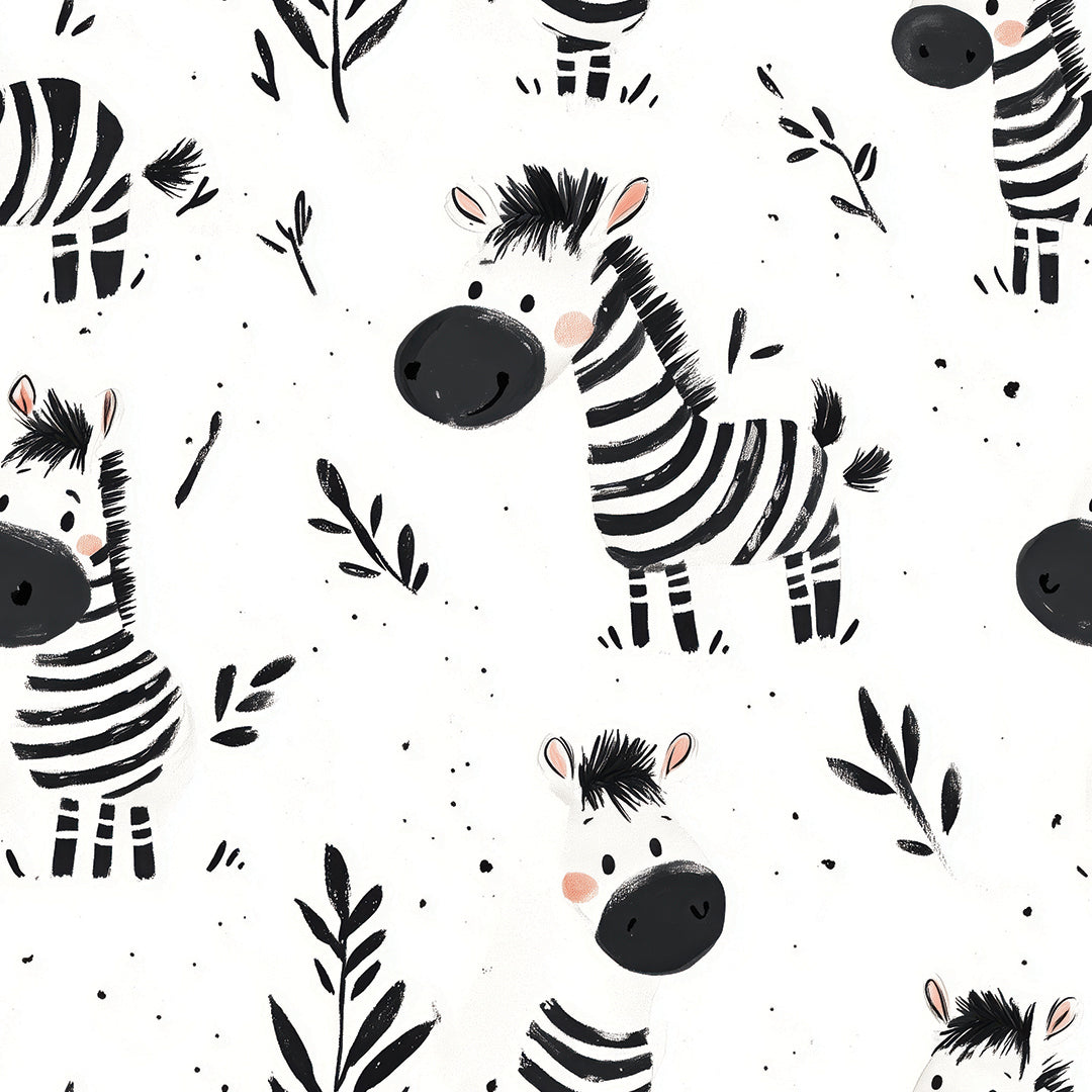 Süße gestreifte Träume für dein Baby mit der Zebra Tapete PVC-freie Tapete Geruchlos ▪️schneller Versand▪️Einfach abziehen, aufkleben, fertig! Made in Germany PCC FoliaConcept