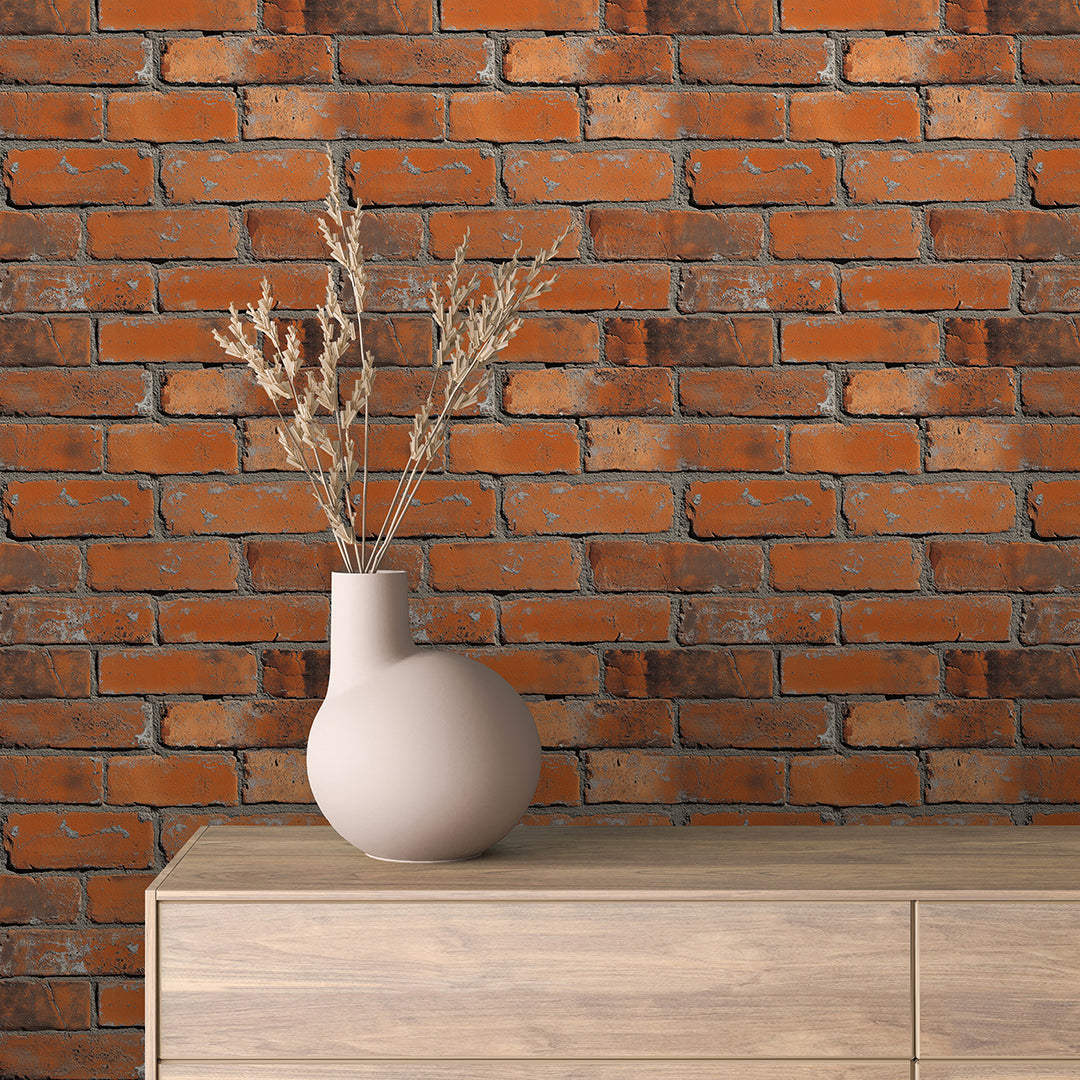 Klinker Ziegeloptik Klassisch-Rot Brick