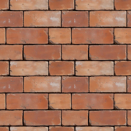 Selbstklebende Tapete mit Struktur – Ziegel im Vintage Look für urbanes Wohnambiente. Realistische Backsteinoptik in warmen Rottönen, ideal für Loft-Designs.