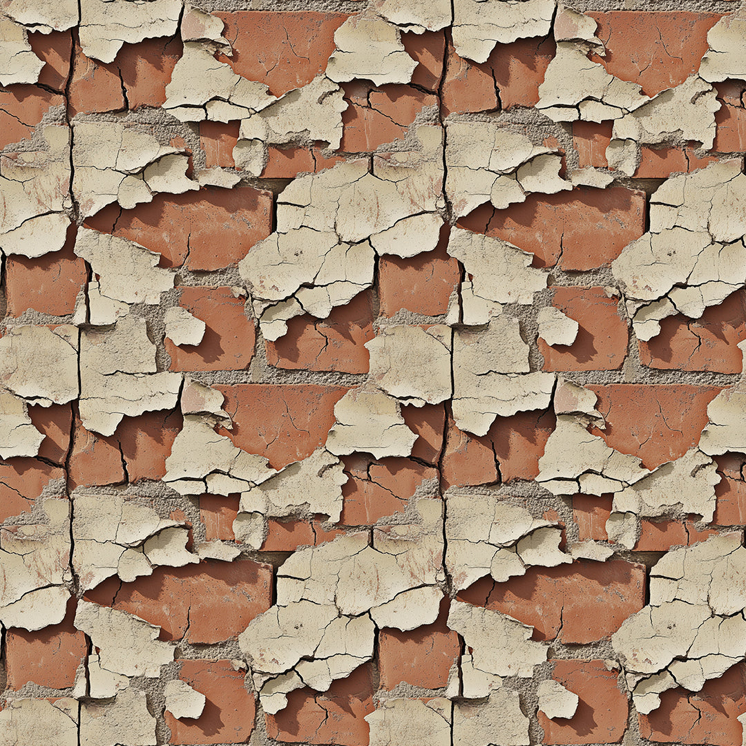 Urban Brick Fliesen mit abgeplatztem Putz und Backstein-OptikFür coole Vintage-Wände mit Industrial-Charakter Selbstklebend & PVC-frei – by PCC FoliaConcept