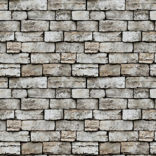 3D-Ziegelfliesen Urban Brick White Grey mit plastischer OberflächePerfekt für stilvolle WandgestaltungenSelbstklebend & PVC-frei – by PCC FoliaConcept