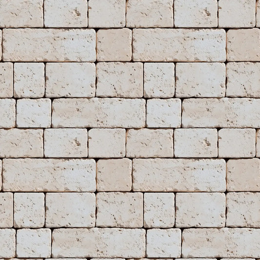 3D-Ziegelfliesen Urban Brick White Sand mit plastischer OberflächePerfekt für natürliche WandgestaltungenSelbstklebend & PVC-frei – by PCC FoliaConcept