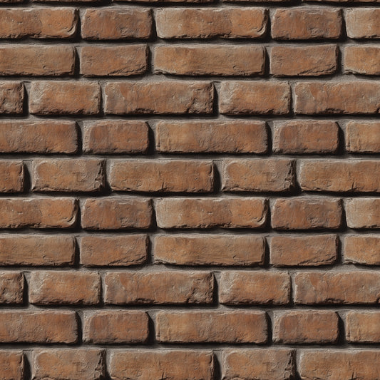 3D-Ziegelfliesen Urban Brick Rust Classic mit realistischer TiefenstrukturFür ausdrucksstarke Wände im Industrial-Look – by PCC FoliaConcept