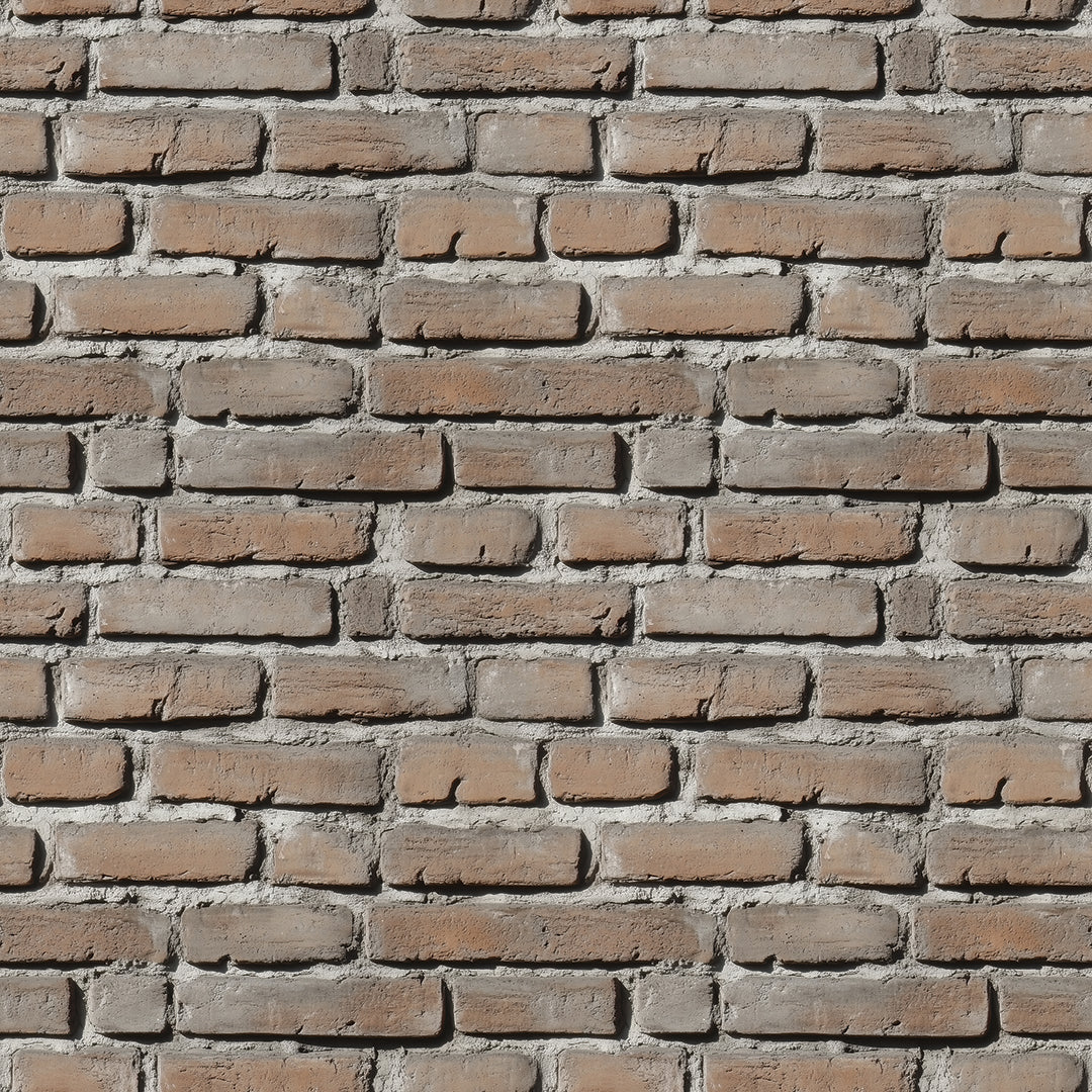 3D-Ziegelfliesen Urban Brick Grey Clay mit strukturierter OberflächeIdeal für moderne Wandgestaltung – by PCC FoliaConcept