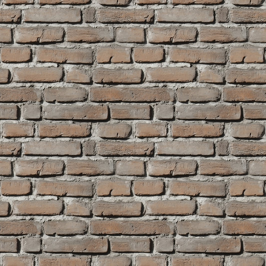 3D-Ziegelfliesen Urban Brick Grey Clay mit strukturierter OberflächeIdeal für moderne Wandgestaltung – by PCC FoliaConcept
