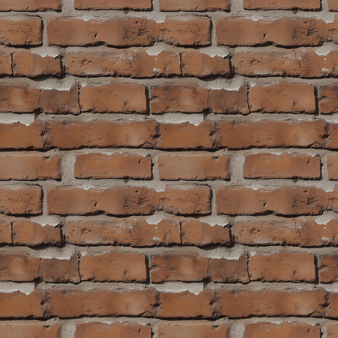 3D-Ziegelfliesen Urban Brick Classic Red mit realistischer TiefeKlassischer Industrial-Look für moderne Wandgestaltung – by PCC FoliaConcept