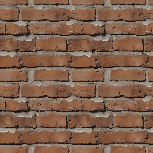 3D-Ziegelfliesen Urban Brick Classic Red mit realistischer TiefeKlassischer Industrial-Look für moderne Wandgestaltung – by PCC FoliaConcept