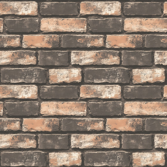 3D-Ziegelfolie Brick Urban Charcoal mit Kontrast-LookModerne Backsteinoptik – PCC FoliaConcept