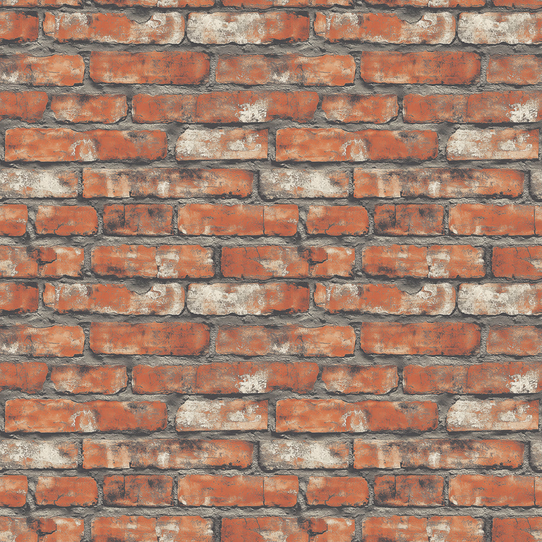 3D-Ziegel Wandfolie in Terracotta-Rot für mediterranes FlairSelbstklebend & PVC-frei – PCC FoliaConcept