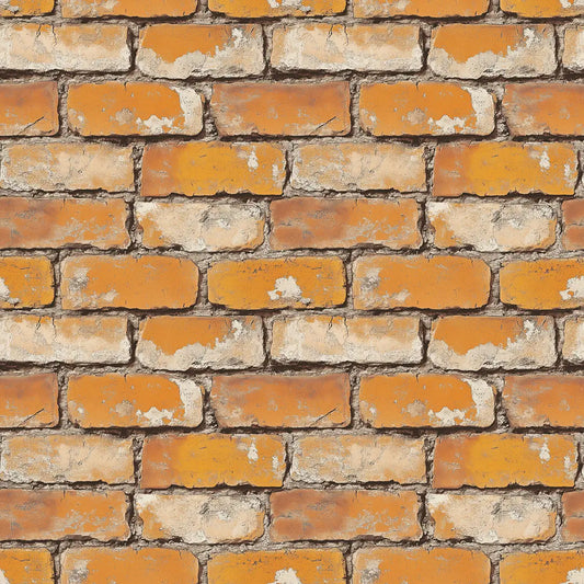 ✅ Leuchtend orange Vintage-Optik mit Used-Struktur ✅ Selbstklebend & PVC-frei ✅ Authentische Wandgestaltung – Pimp My Wall