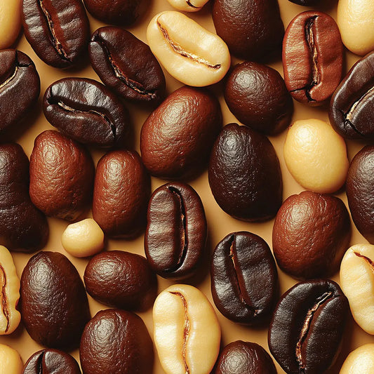 Fototapete Küche Kaffeebohnen Bunt Detailansicht – selbstklebend, PVC-frei