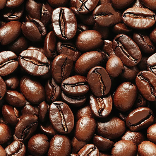 Fototapete Küche Kaffeebohnen Makro Detailansicht – selbstklebend, PVC-frei