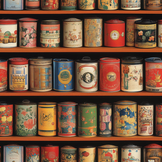 Dekorative Tapete für Küche, Café-Ecke und Teeliebhaber PVC-freie Tapete schneller Versand▪️Einfach abziehen, aufkleben, fertig! Made in Germany