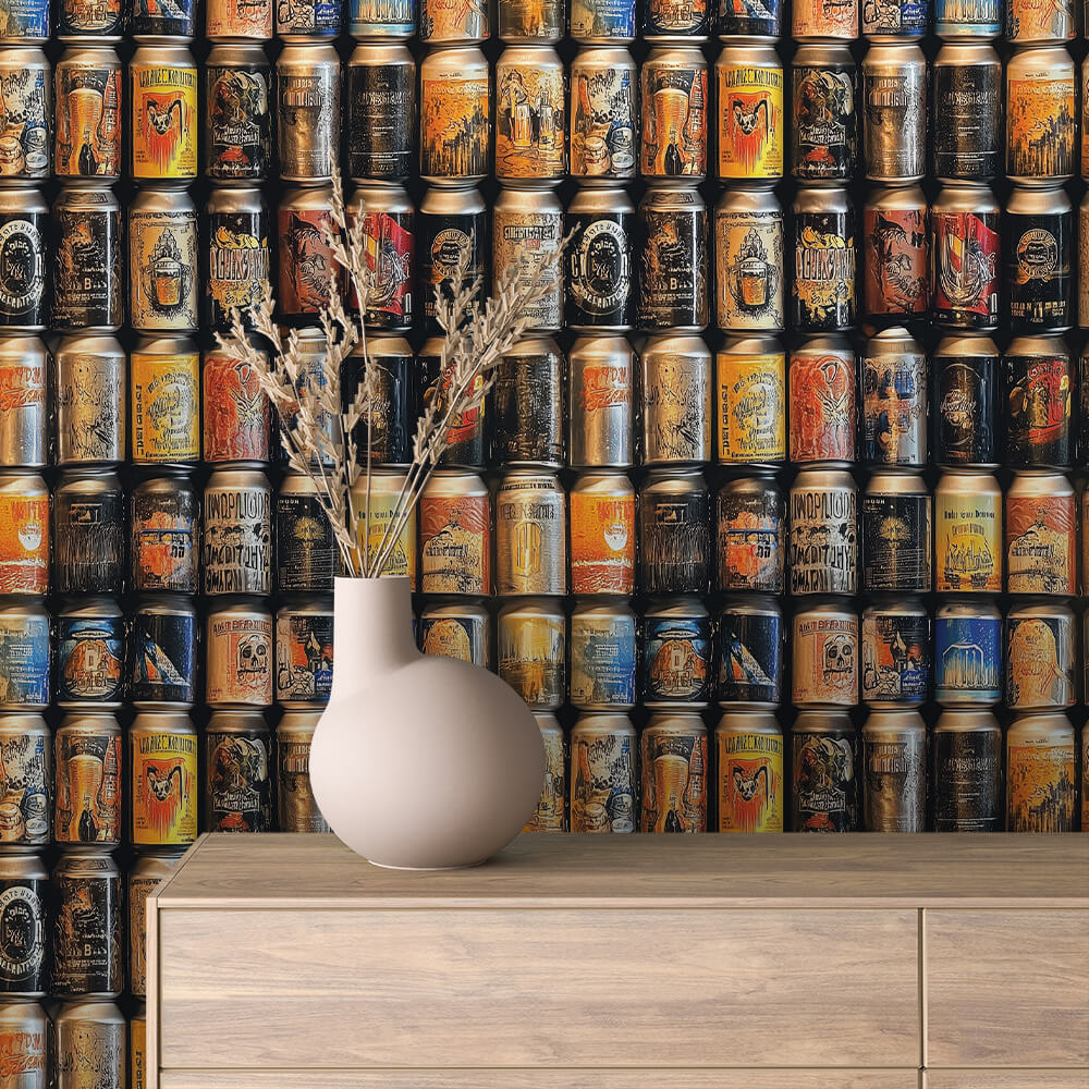 Wanddeko mit Craft-Beer-Look für Bars und urbane Küchen PVC-frei schneller Versand▪️Einfach abziehen, aufkleben, fertig! Made in Germany PCC FoliaConcept