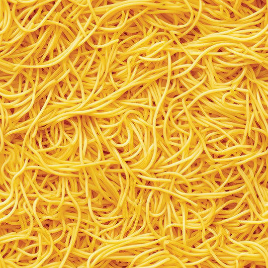 Fototapete Küche Spaghetti Gelb Detailansicht – selbstklebend, PVC-frei
