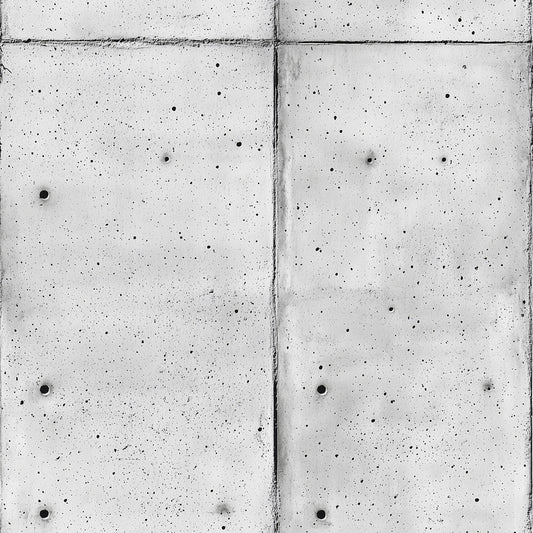 Moderne Betontapete mit Ankerpunkten & Plattenfugen Selbstklebend & abwischbar PVC-freie Tapete ▪️ Urban & reduziert Made in Germany ▪️ FoliaConcept