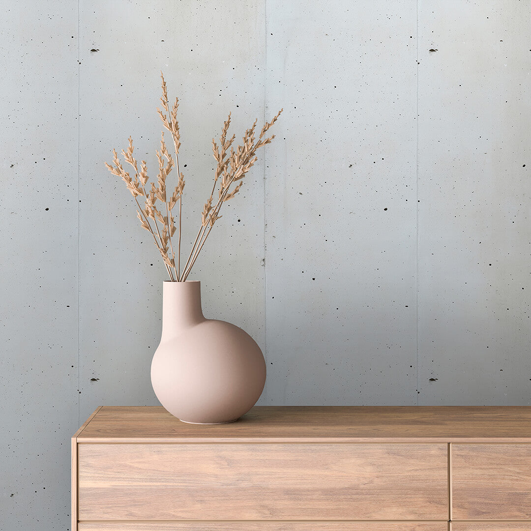 Hell Graue Betontapete Selbstklebend & abwischbar PVC-freie Tapete ▪️ Minimalistisch, modern & tief Made in Germany ▪️ FoliaConcept