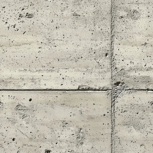 Tapete Betonoptik Schalbeton Warm – Nahaufnahme der Betonstruktur