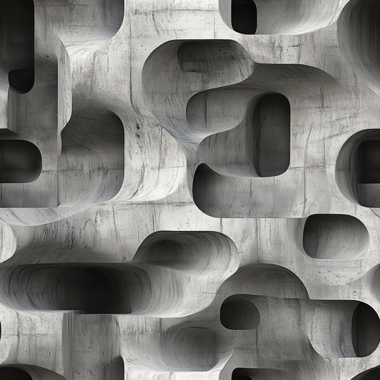 3D-Betontapete mit organischem Design Selbstklebend & abwischbar PVC-freie Tapete ▪️ Architektur trifft Statement-Look Made in Germany ▪️ FoliaConcept