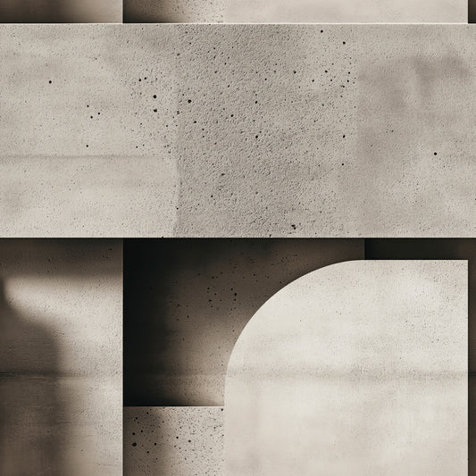 Minimalistische 3D-Betontapete mit grafischem Design Selbstklebend & abwischbar PVC-freie Tapete ▪️ Klar, modern & architektur-inspiriert Made in Germany ▪️ FoliaConcept