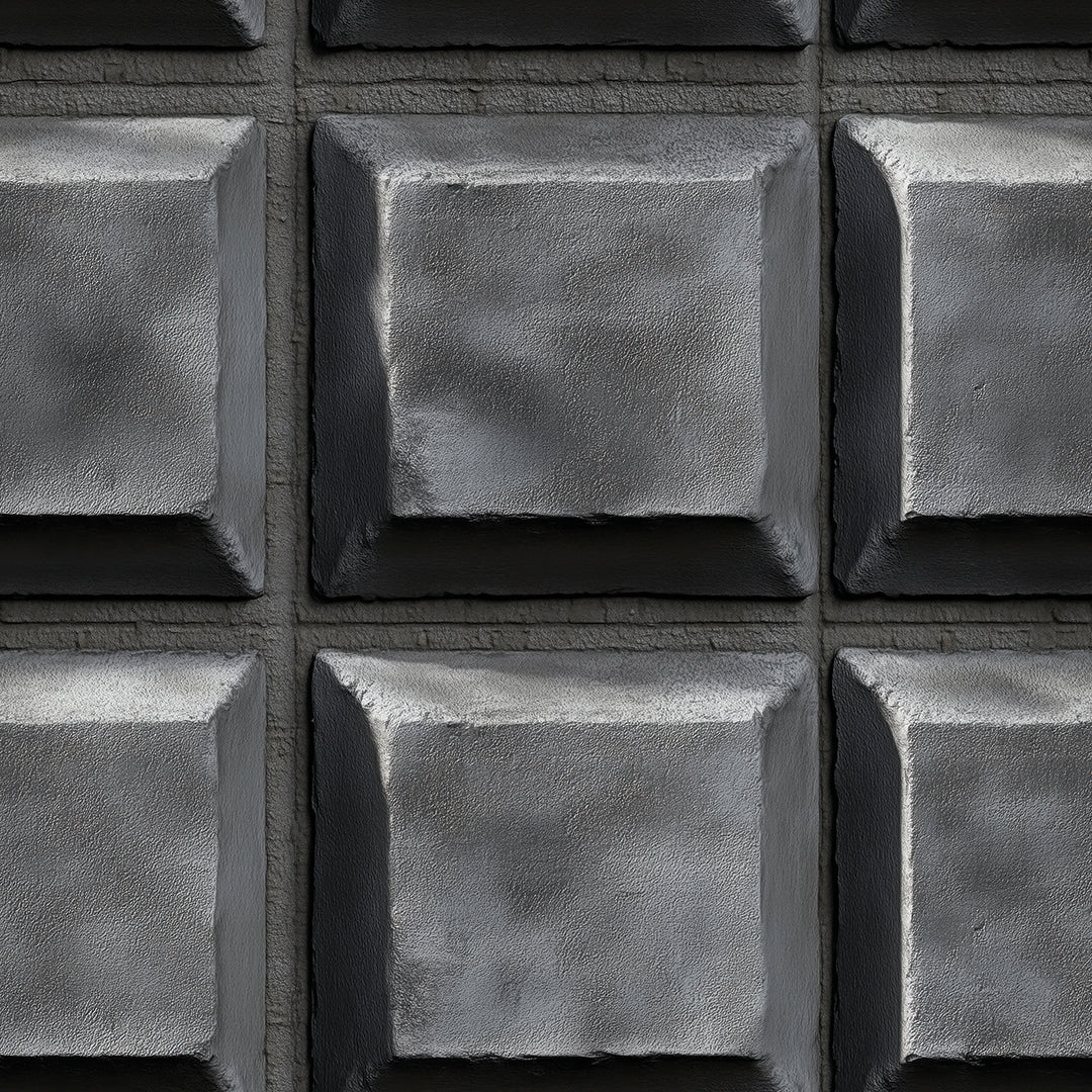3D-Betontapete mit massiver Quaderstruktur Selbstklebend & abwischbar PVC-freie Tapete ▪️ Kraftvoll, urban & modern Made in Germany ▪️ FoliaConcept