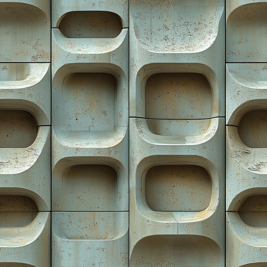 Betonoptik mit Vintage-Flair Türkis-Relief mit Tiefe Selbstklebende Tapete ▪️ Retro Design ▪️ PVC-frei ▪️ FoliaConcept