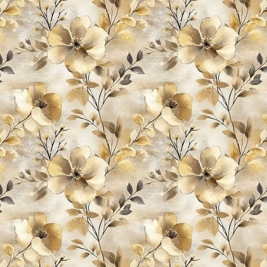 PVC-freie Tapete schneller Versand▪️Einfach abziehen, aufkleben, fertig! Made in Germany PCC FoliaConcept - Opulente Blumentapete für Wohnbereiche, Esszimmer oder repräsentative Räume mit gehobenem Anspruch