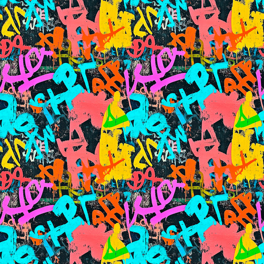 Street-Art Look Kräftige Farben Selbstklebend & PVC-frei – by PCC FoliaConcept