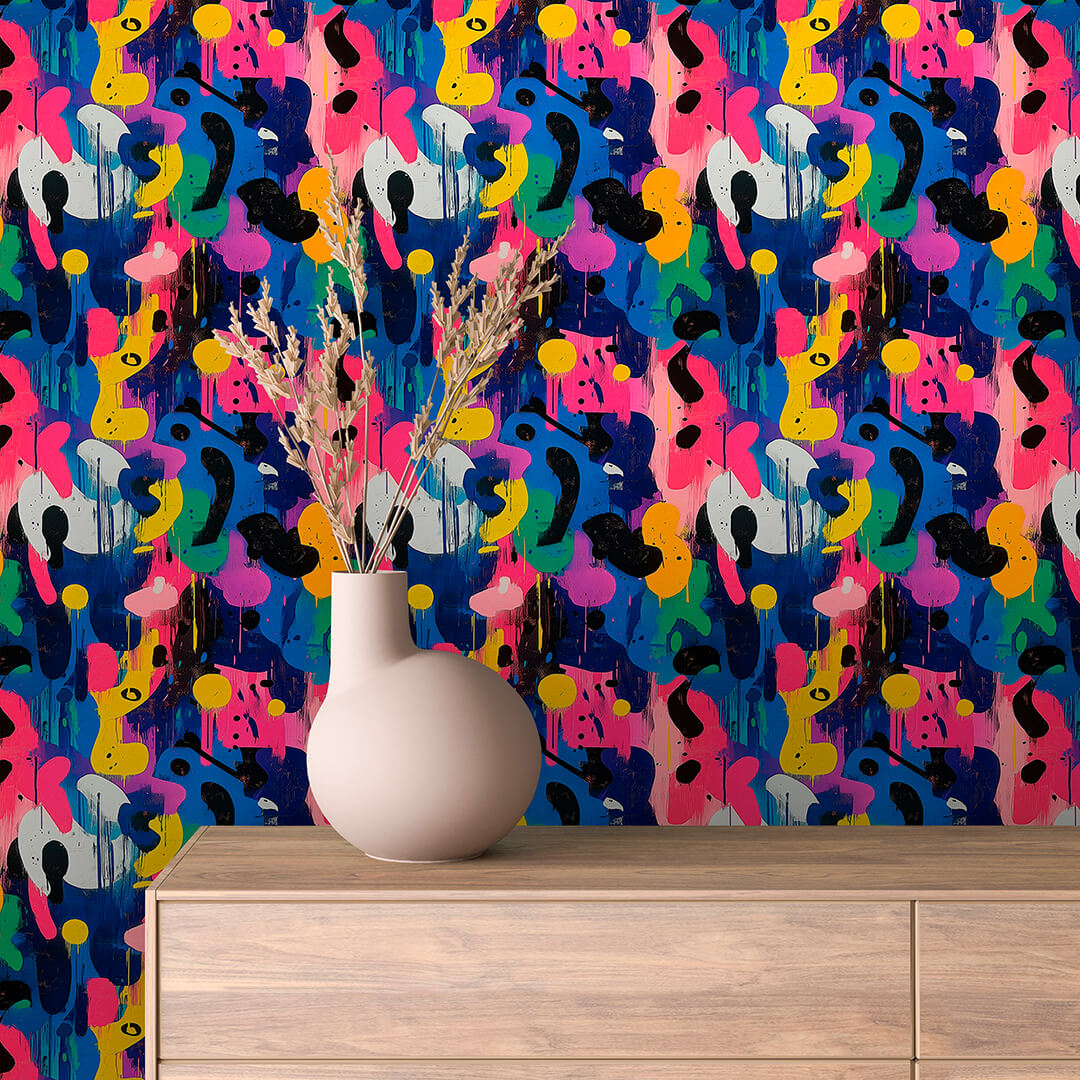 Farbenfroher Brush-Look Kreativ & ausdrucksstark Selbstklebend & PVC-frei – by PCC FoliaConcept