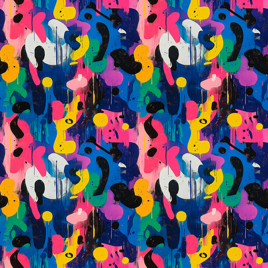 Farbenfroher Brush-Look Kreativ & ausdrucksstark Selbstklebend & PVC-frei – by PCC FoliaConcept