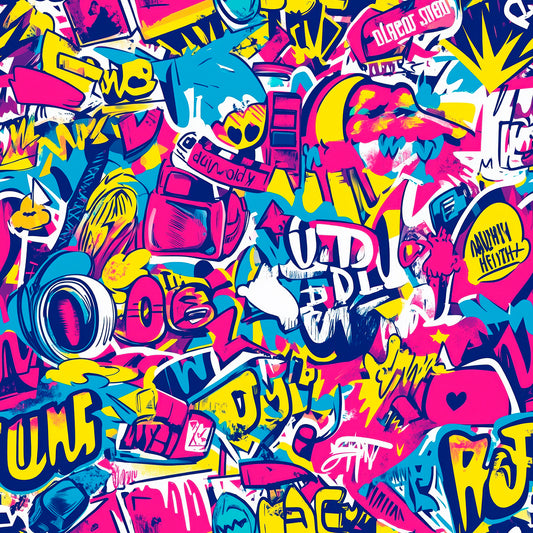 Comic-Pop Design Knallige Farben Selbstklebend & PVC-frei – by PCC FoliaConcept