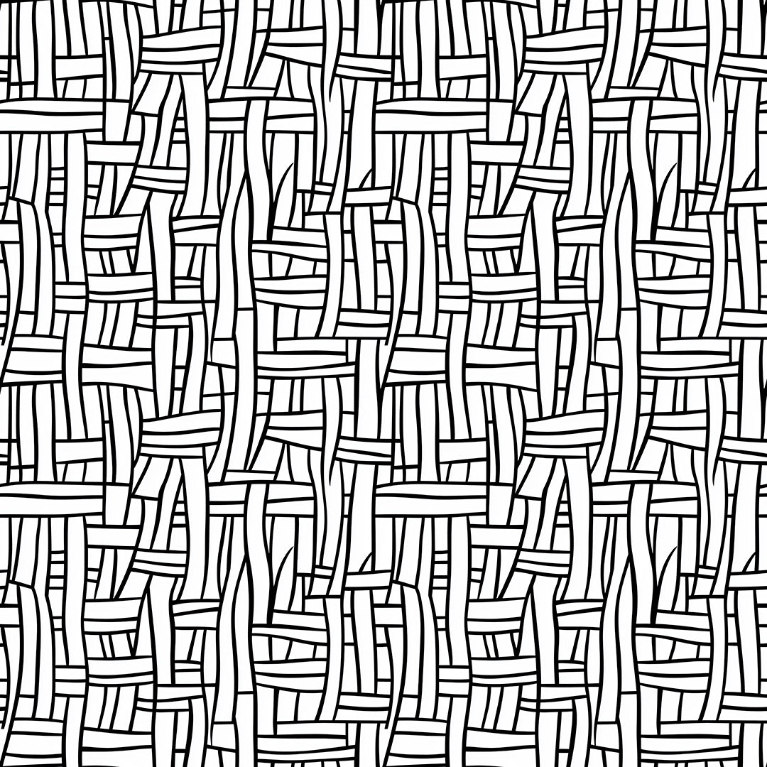 Weiß-Schwarz Geflecht Geometrisch