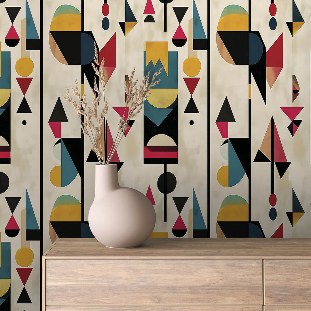 Retro Geometrisches Muster