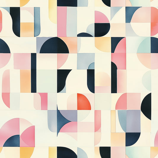 Geometrisch Pastell Formen