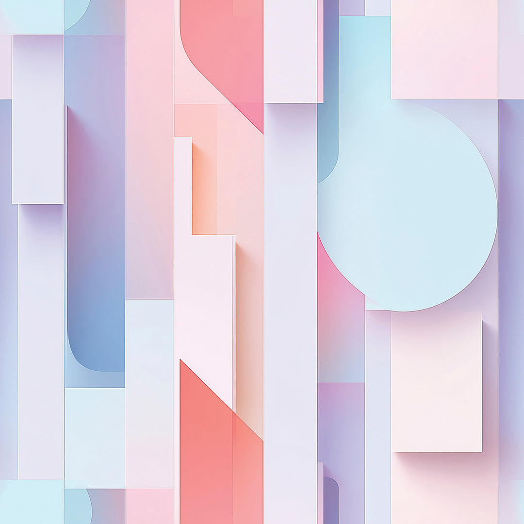 Geometrisch Pastell 3D