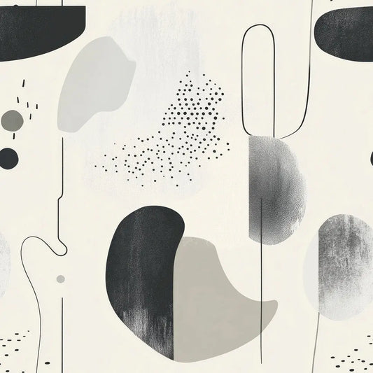 ✅ Selbstklebende Tapete ✅ Abstrakte Schwarz-Weiß-Motive – moderne Wandgestaltung mit minimalistischer Eleganz – Pimp My Wall