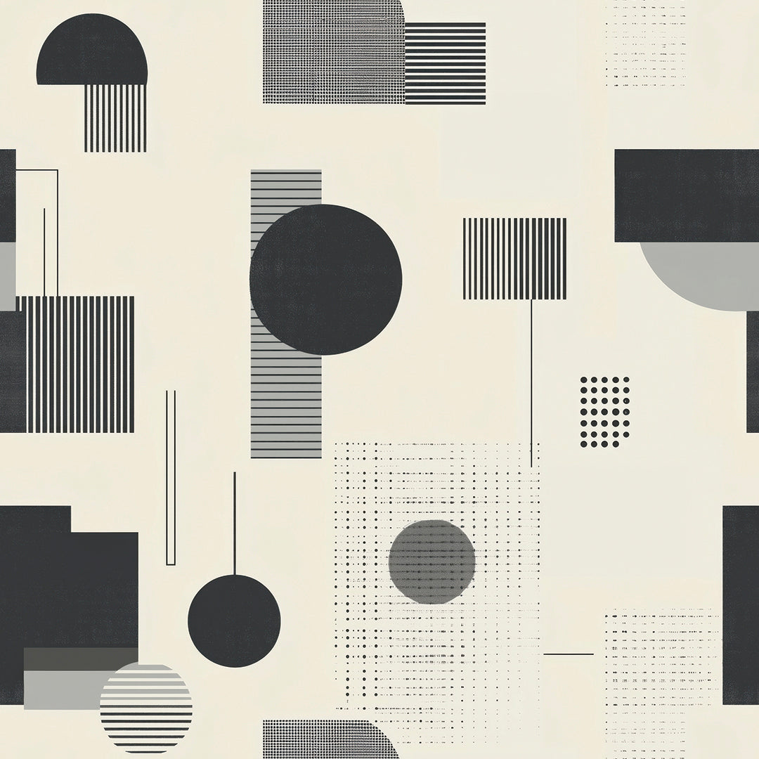 Schwarz-Weiß Muster Geometrisch