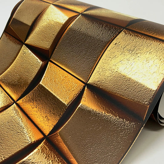 goldene Tapetenrolle