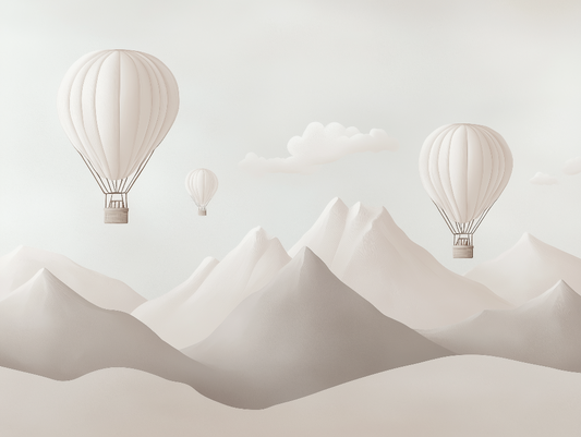 Über den Wolken Kinderzimmer selbsklebende Fototapete