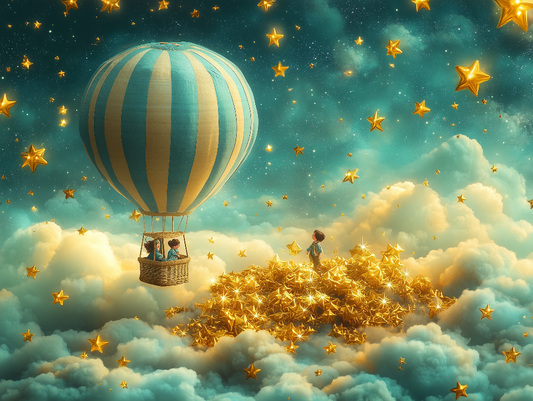 Die Sternensammler Kinderzimmer selbsklebende Fototapete