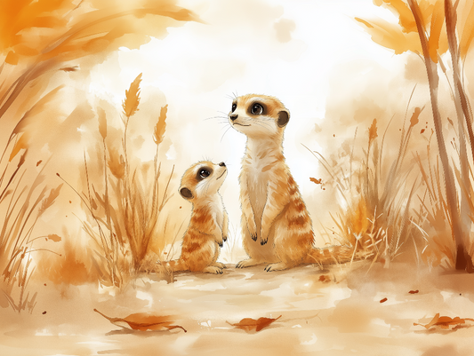 Herzblicke aus dem Erdloch Kinderzimmer selbsklebende Fototapete