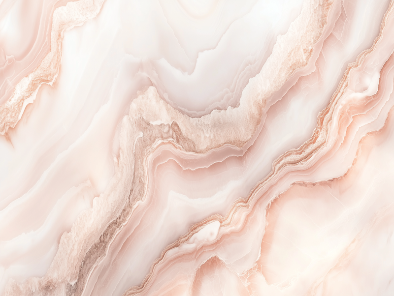 3D Marmor-Design in Rosé mit weichen Strukturen Helle Farbwirkung & selbstklebend PVC-frei – Pimp My Wall