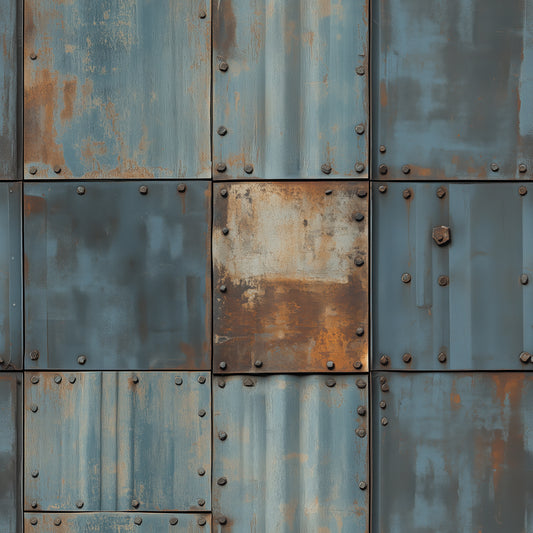 Industrial Rust Blue Metall