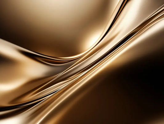 Designtapete Bronze Seidenflow Detailansicht – Bronze, Dunkelgold, Kupfer, Dunkelbraun, Schwarz, selbstklebend